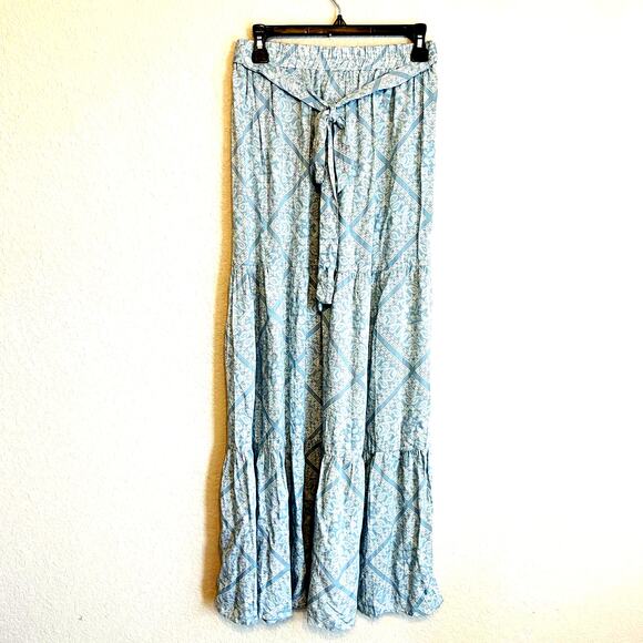 Blue Rain Dresses & Skirts - Blue Rain Maxi Skirt Light Blue M